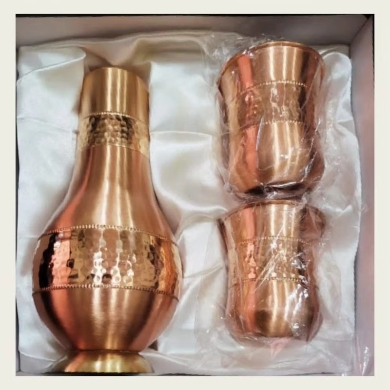 Vintage Coffee Equipment - Caraffa d'Acqua in Rame Liscio da
