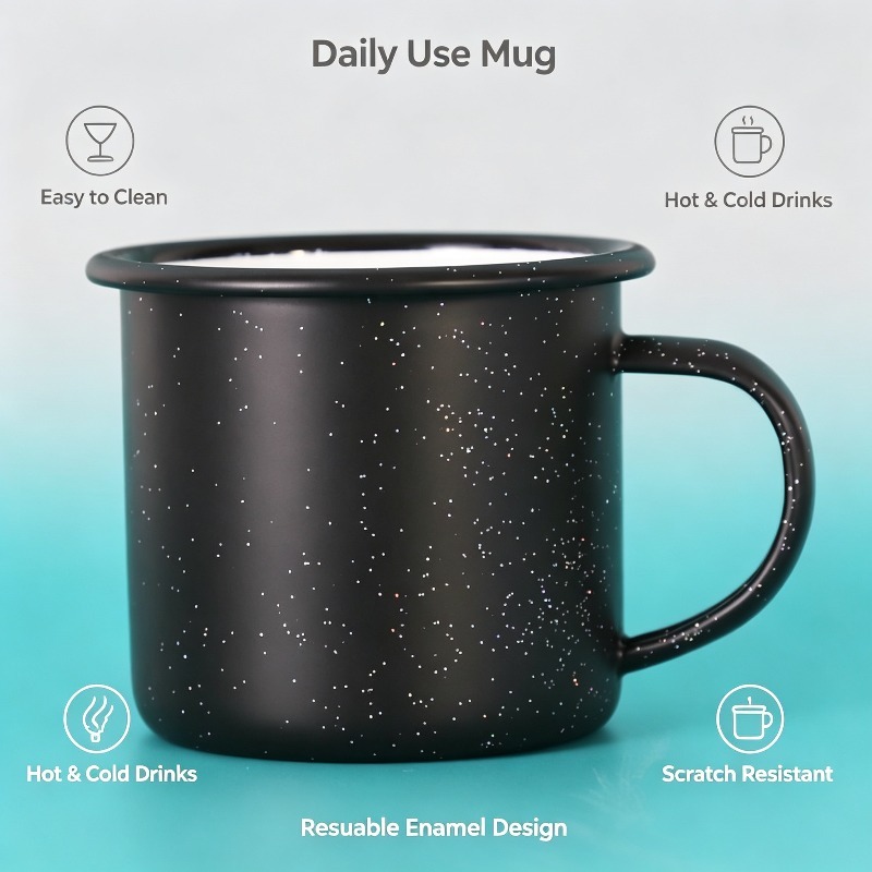 Tazza Vintage in Smalto con Mo - Vintage Coffee Equipment recensione e prezzo